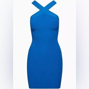 Aritzia Babaton Sculpt Knit Criss Cross Dress